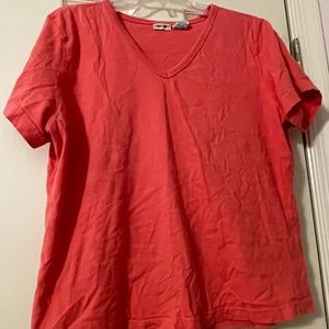 Women’s dark salmon pink tshirt-size XL